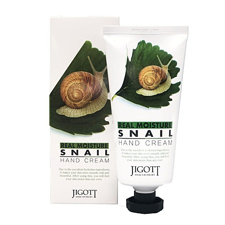 JIGOTT Крем для рук МУЦИН УЛИТКИ Real Moisture SNAIL Hand Cream, 100 мл