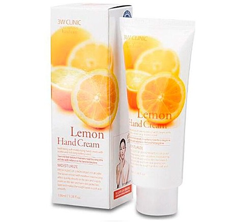 3W CLINIC Крем для рук Лимон Hand Cream, 100 мл