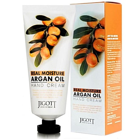 JIGOTT Крем для рук МАСЛО АРГАНЫ Real Moisture ARGAN OIL Hand Cream, 100 мл