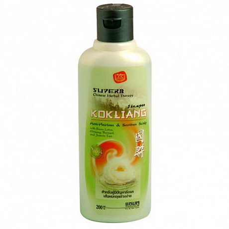 KOKLIANG Травяной шампунь против выпадения волос Kokliang Anti-Hairloss & Soothes Scalp shampoo, 200 мл