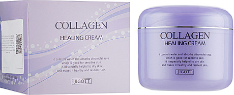JIGOTT Ночной крем с коллагеном COLLAGEN HEALING CREAM, 100 мл