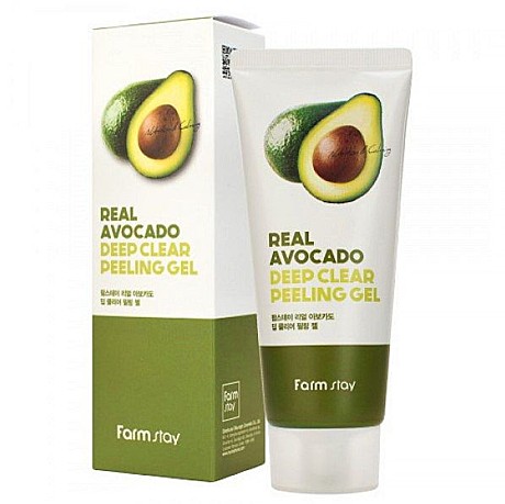 FarmStay Пилинг-гель с экстрактом авокадо Real Avocado Deep Clear Peeling Gel , 100 мл