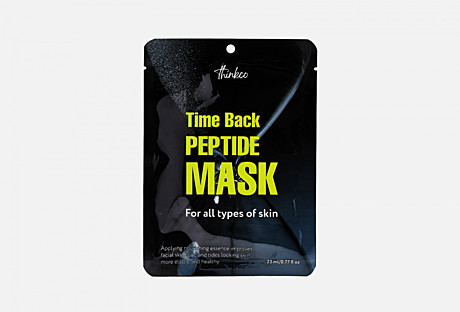 THINKCO Маска-салфетка для лица ПЕПТИДЫ Time Back Peptide Mask, 23 мл