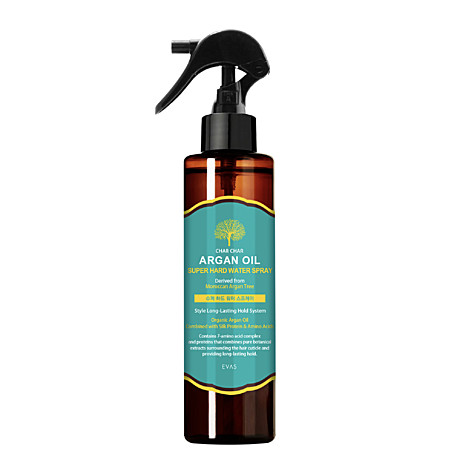 Char Char Спрей для укладки волос АРГАНОВОЕ МАСЛО Argan Oil Super Hard Water Spray, 250 мл
