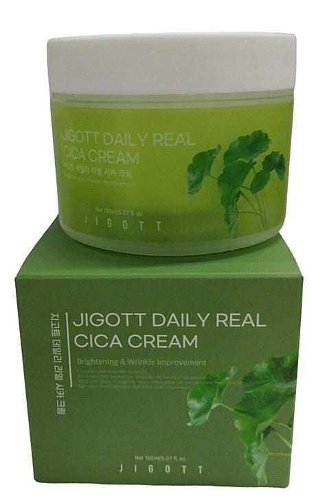 Jigott Крем для лица с центаллой Daily Real Cica Cream, 150мл