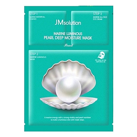JMsolution Трехступенчатая увлажняющая маска с жемчугом  Marine Luminous Pearl Deep Moisture Mask (Корея)