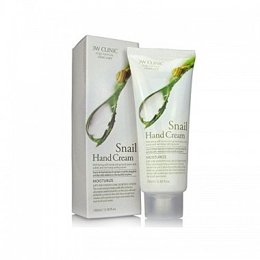 3W CLINIC Крем для рук УЛИТОЧНЫЙ МУЦИН Snail Hand Cream, 100 мл