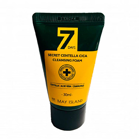 MayIsland Пенка для умывания с центеллой - 7 Days secret centella cleansing foam, 30 ML